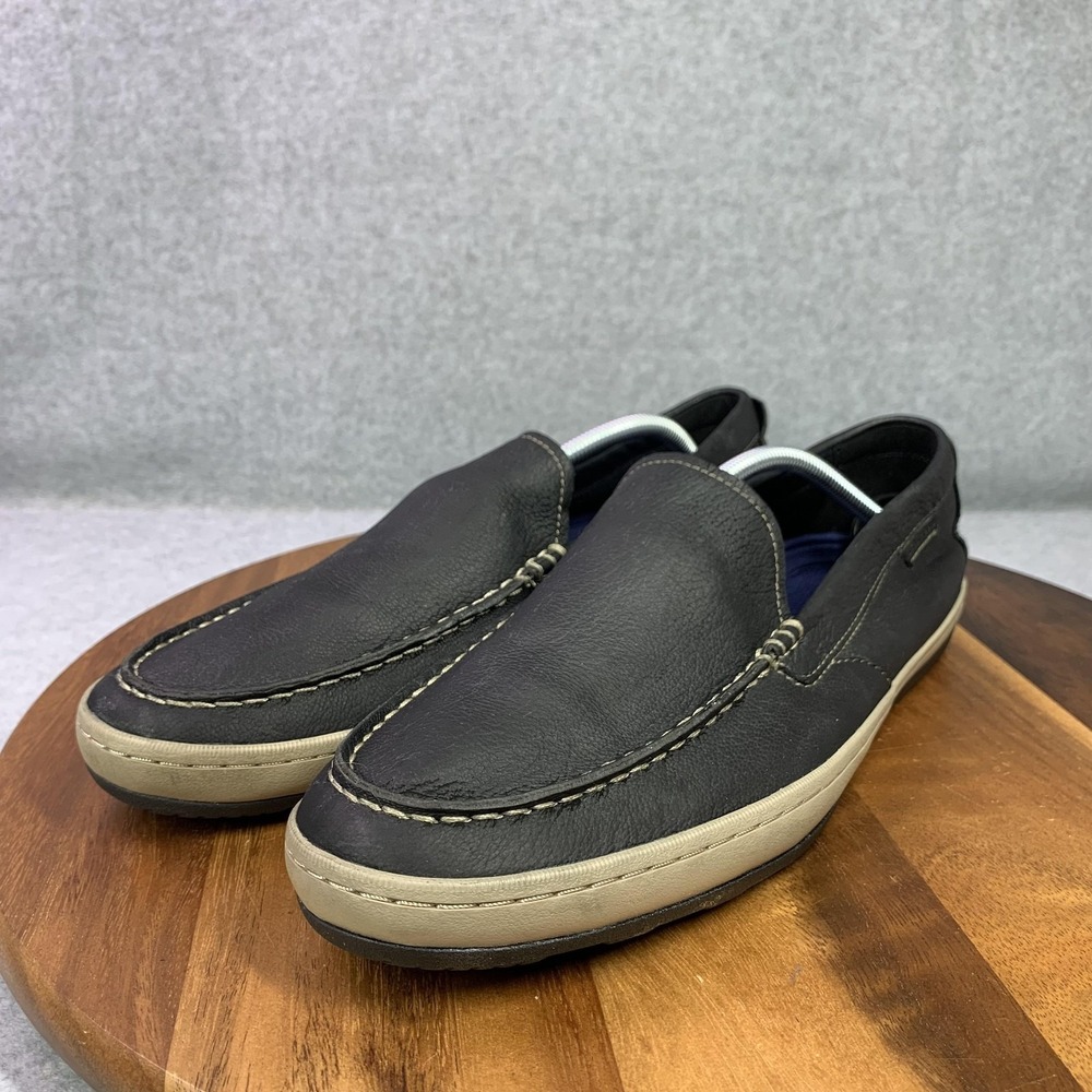 Cole Haan Grand Shoe Men 11.5 Black Claude Venetian Slip On Casual Loafer C30992